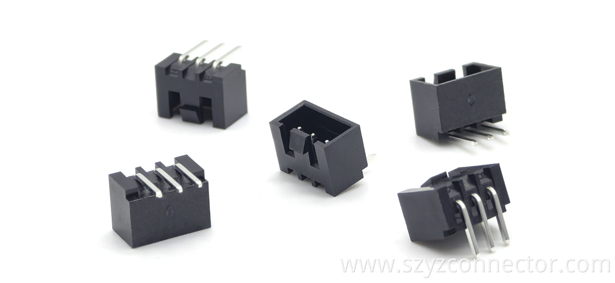 wafer pin header connector 90-degree dip